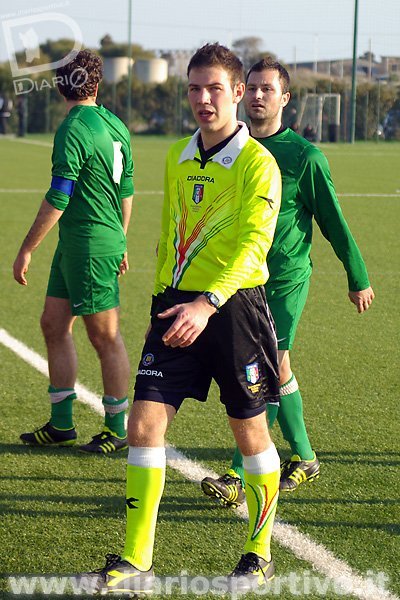 Il direttore di gara Porta di Oristano